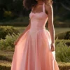Adabella Rose Pink Cotton Halter Midi Sundress Adabella Rose Pink Cotton Halter Midi Sundress