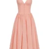 Adalyn Peach Broderie Anglais Midi Sundress Adalyn Peach Broderie Anglais Midi Sundress
