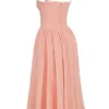 Adalyn Peach Broderie Anglais Midi Sundress Adalyn Peach Broderie Anglais Midi Sundress