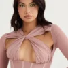 Adanna Blush Corset Mini Dress Adanna Blush Corset Mini Dress