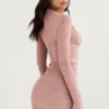 Adanna Blush Corset Mini Dress Adanna Blush Corset Mini Dress