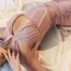 Adanna Blush Corset Mini Dress Adanna Blush Corset Mini Dress
