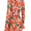 Adanna Rose Print Corset Mini Dress Adanna Rose Print Corset Mini Dress