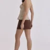 Adelise Mocha Vegan Suede Mini Skirt Adelise Mocha Vegan Suede Mini Skirt