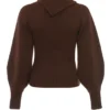 Adelita Chocolate Cashmere Blend Sweater