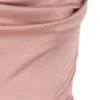 Adrienne Blush Satin Strapless Gown