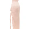 Adrienne Champagne Satin Strapless Gown Adrienne Champagne Satin Strapless Gown
