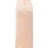 Adrienne Champagne Satin Strapless Gown Adrienne Champagne Satin Strapless Gown