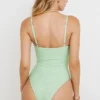 Aguilla Olive Floral Print Underwired Swimsuit Aguilla Olive Floral Print Underwired Swimsuit