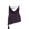 Aida Night Shade Asymmetric Wrap Neck Dress Aida Night Shade Asymmetric Wrap Neck Dress