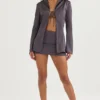 Ailsa Shadow Tie Front Top Ailsa Shadow Tie Front Top
