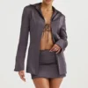 Ailsa Shadow Tie Front Top Ailsa Shadow Tie Front Top