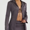 Ailsa Shadow Tie Front Top Ailsa Shadow Tie Front Top
