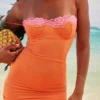 Aiza Flame Orange Maxi Dress