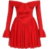 Alana Scarlet Off Shoulder Dress Alana Scarlet Off Shoulder Dress