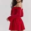 Alana Scarlet Off Shoulder Dress Alana Scarlet Off Shoulder Dress