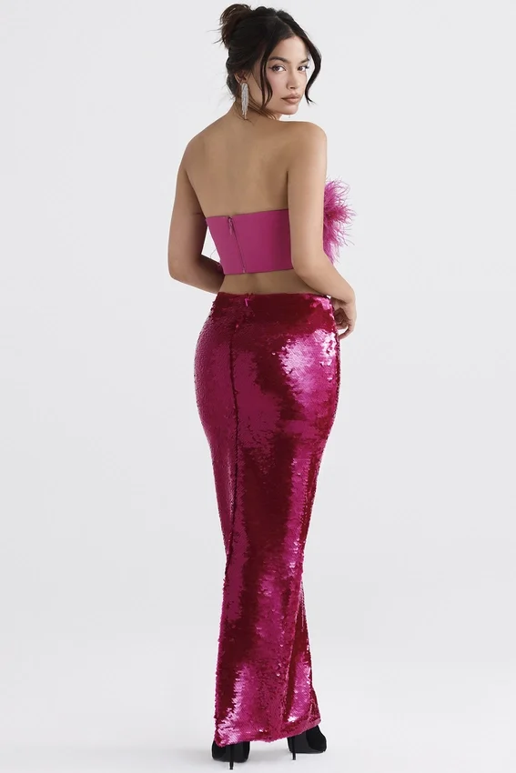 Alexis Hot Pint Sequin Maxi Skirt Alexis Hot Pint Sequin Maxi Skirt