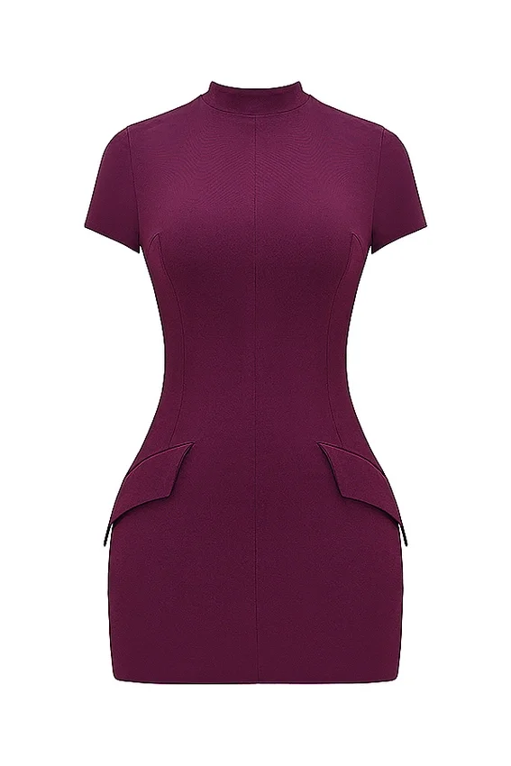 Alia Mulberry Mini Dress Alia Mulberry Mini Dress