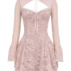 Alice Perfectly Pink Lace Mini Dress Alice Perfectly Pink Lace Mini Dress