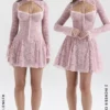 Alice Perfectly Pink Lace Mini Dress Alice Perfectly Pink Lace Mini Dress