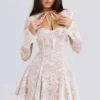Alice Vintage Cream Lace Mini Dress Alice Vintage Cream Lace Mini Dress