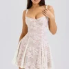 Alice Vintage Cream Lace Mini Dress Alice Vintage Cream Lace Mini Dress