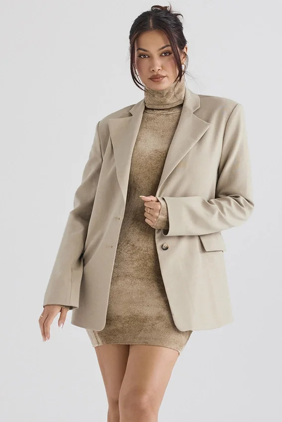 Aline Mink Oversized Blazer Aline Mink Oversized Blazer