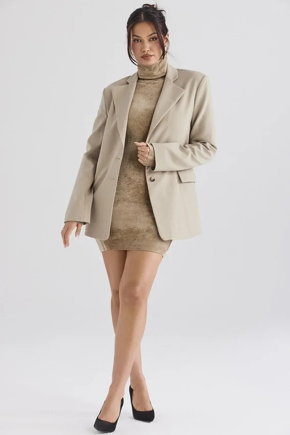 Aline Mink Oversized Blazer Aline Mink Oversized Blazer