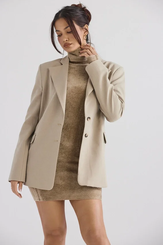 Aline Mink Oversized Blazer Aline Mink Oversized Blazer