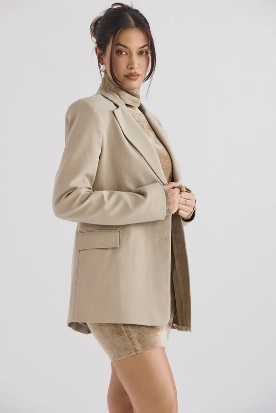 Aline Mink Oversized Blazer Aline Mink Oversized Blazer