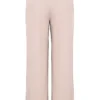 Alivia Beige Loose Fit Trousers