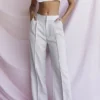 Alivia Beige Loose Fit Trousers