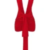 Aliza Cherry Gathered Mini Dress Aliza Cherry Gathered Mini Dress