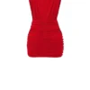 Aliza Cherry Gathered Mini Dress Aliza Cherry Gathered Mini Dress