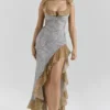 Aloura Paisley Print Georgette Ruffle Maxi Dress Aloura Paisley Print Georgette Ruffle Maxi Dress