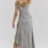 Aloura Paisley Print Georgette Ruffle Maxi Dress Aloura Paisley Print Georgette Ruffle Maxi Dress