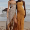 Aloura Paisley Print Georgette Ruffle Maxi Dress Aloura Paisley Print Georgette Ruffle Maxi Dress