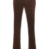 Ama Chocolate Cashmere Blend Trousers