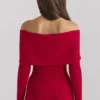 Amaryllis Holly Red Cashmere Blend Sweater Amaryllis Holly Red Cashmere Blend Sweater