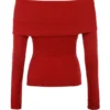 Amaryllis Holly Red Cashmere Blend Sweater Amaryllis Holly Red Cashmere Blend Sweater