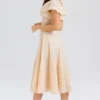 Amaya Cream Tea Broderie Anglais Midi Dress Amaya Cream Tea Broderie Anglais Midi Dress