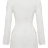 Amia White Blazer Mini Dress Amia White Blazer Mini Dress