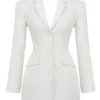 Amia White Blazer Mini Dress Amia White Blazer Mini Dress