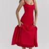Amore Scarlet Dropped Waist Midi Dress Amore Scarlet Dropped Waist Midi Dress