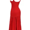 Amore Scarlet Dropped Waist Midi Dress Amore Scarlet Dropped Waist Midi Dress