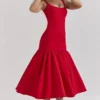 Amore Scarlet Dropped Waist Midi Dress Amore Scarlet Dropped Waist Midi Dress