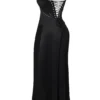 Anabella Black Lace Up Maxi Dress Anabella Black Lace Up Maxi Dress