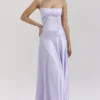 Anabella Orchid Lace Up Maxi Dress Anabella Orchid Lace Up Maxi Dress