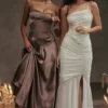 Anabella Smoke Lace Up Maxi Dress Anabella Smoke Lace Up Maxi Dress
