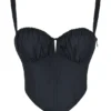 Analia Black Bustier Corset